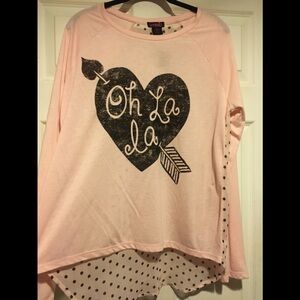 Top Sleeve Short/long top-new with tags